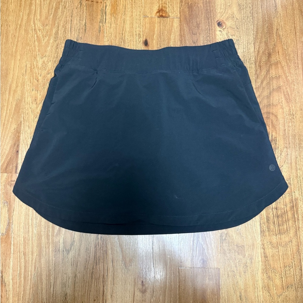 Black Women's Active Skort - Lightweight Athletic Mini